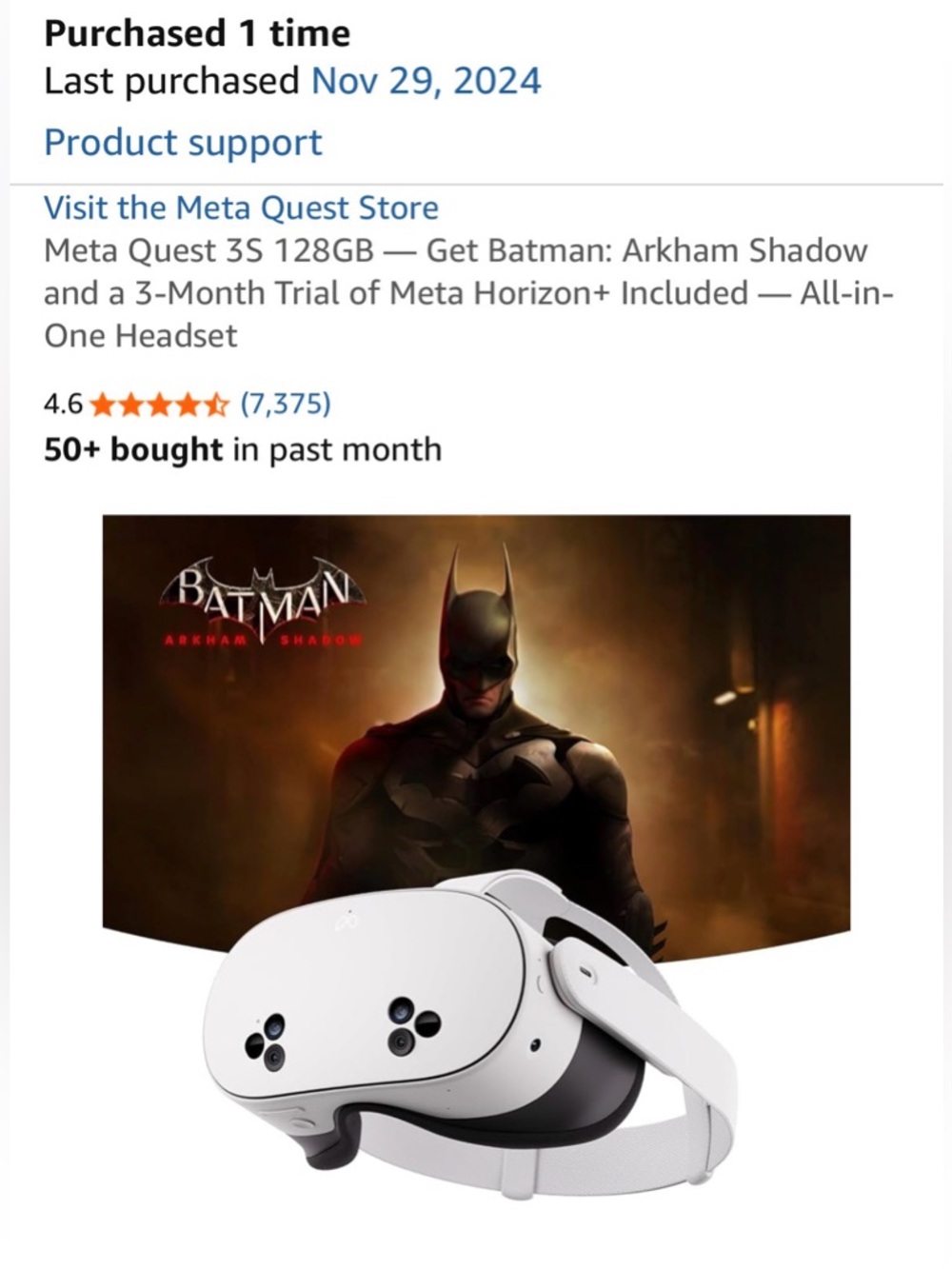 Meta Quest 3 White VR Headset